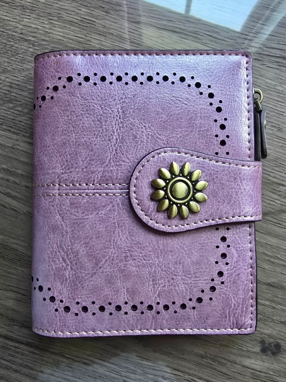 Ladies Light Purple Credit Card Wallet NEW never used